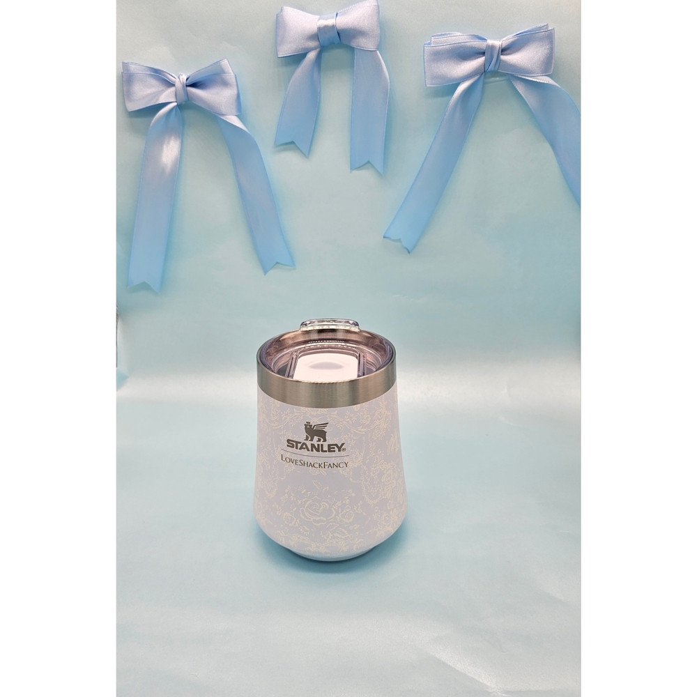 Loveshackfancy Stanley White Tumbler 11 0z